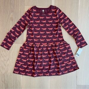 New w/Tags — Tea Collection Long Sleeve Pocket Dress — Size 6